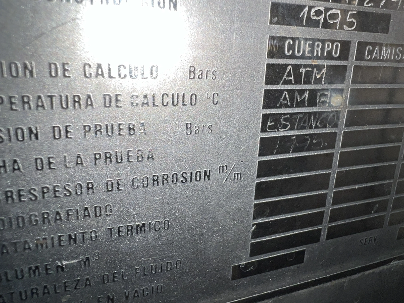 Cuve d'eau mère en acier inoxydable 316 - référence : c13118_1