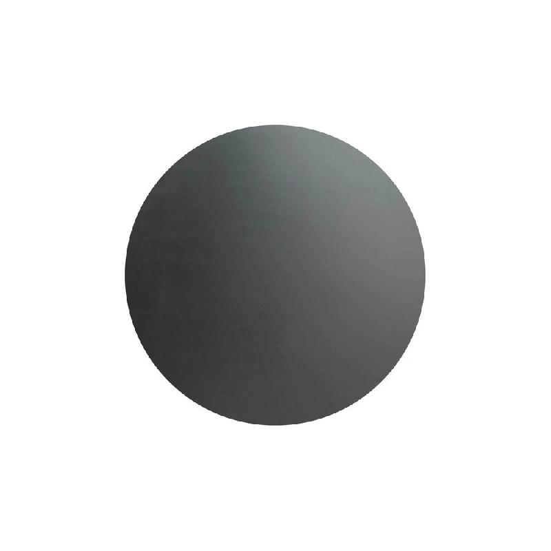 Infinity table de bistrot avec piètement blanc + plateau HPL noir Ø 70 cm_1