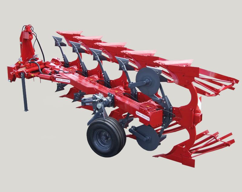 Mega Prestige - Charrue agricole Eurotechnics Agri - 140-260 CV - Réglage manuel, bâti poutre renforcé_0