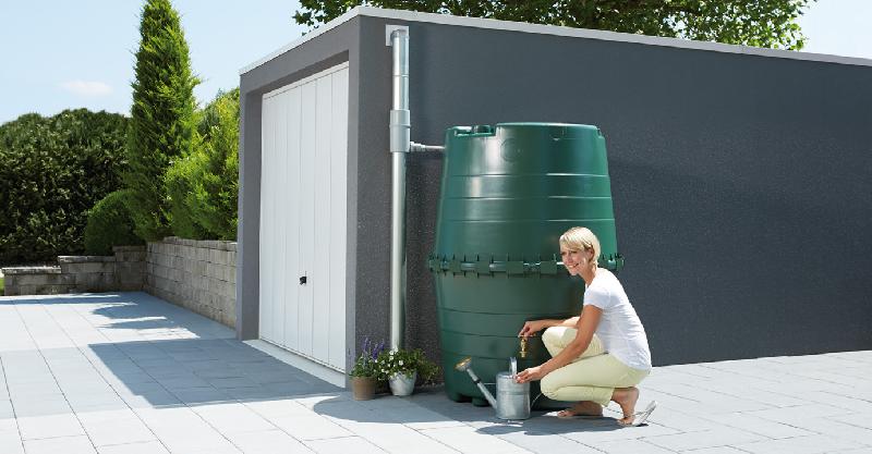 Réservoir Top-Tank 1300L - 156 x Ø 118 cm - Récupérateur d'eau de pluie_1