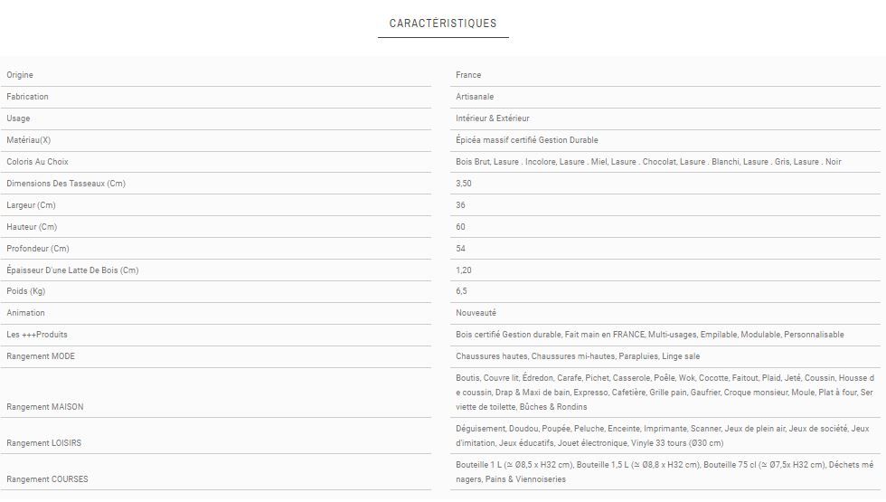 S6 - Caisses en bois - Simply A Box - L36 x H60 x P54 cm - Fabrication française - Modulables et personnalisables_1