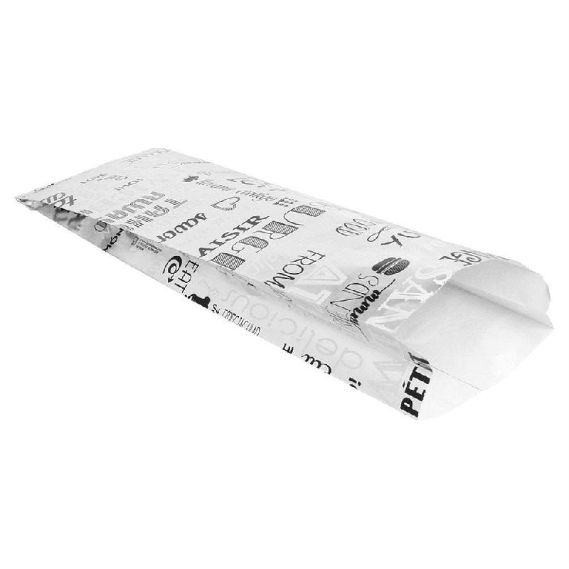 Sachet panini en papier et aluminium Parole 12+4x35cm - par 500_1