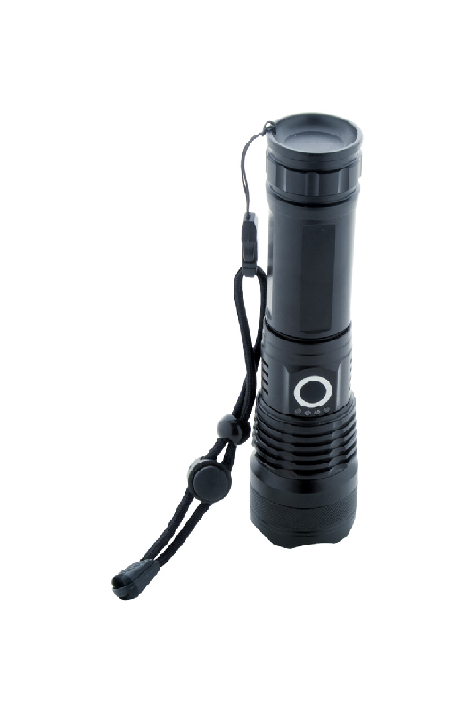 Lampe de poche rechargeable en aluminium avec lumière COB haute puissance et modes d'éclairage multiples_1