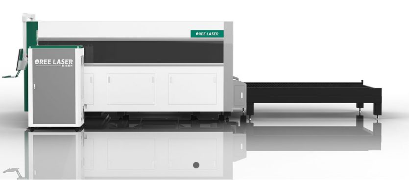 Or-pa - machine de découpe laser 2D à plateforme d'échange - Oree Laser - entièrement fermée - vitesse max 100 m/min_1