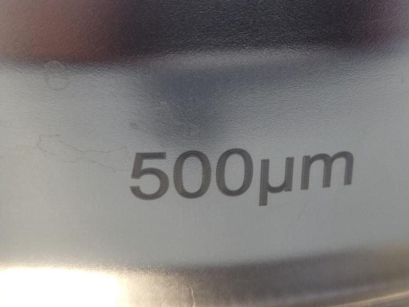Tamis de test en acier inox RETSCH 200x50mm - 500 µm (0,5mm)_1