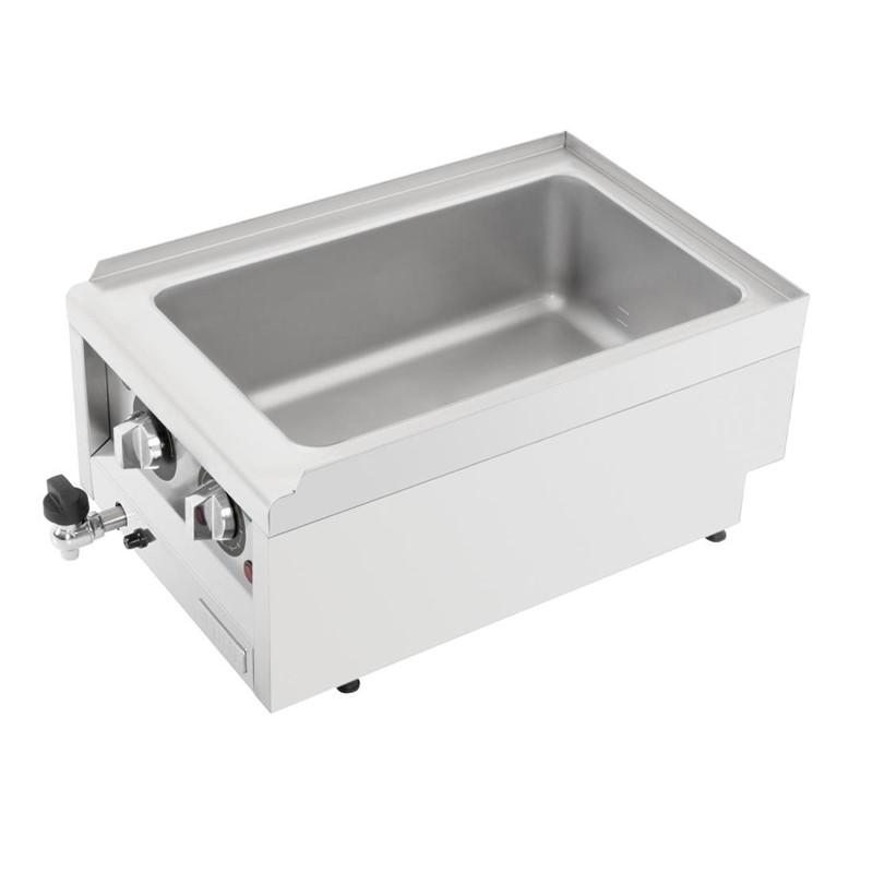 Bain-marie électrique - 1x GN 1/1 - avec robinet de vidange - série 600 | Buffalo_1