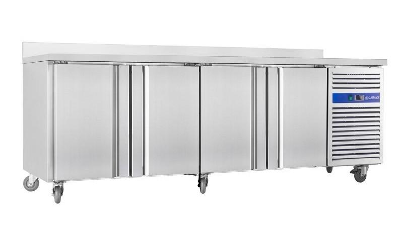 Desserte réfrigérée avec dosseret positive 4 portes P.700mm CUISTANCE_1