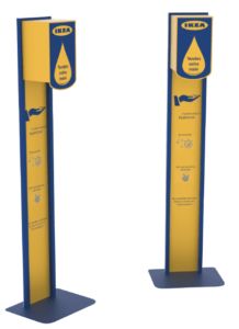 Hydroslim - borne de distribution de gel intelligente Hydrocool - fonctionnelle et personnalisable_1