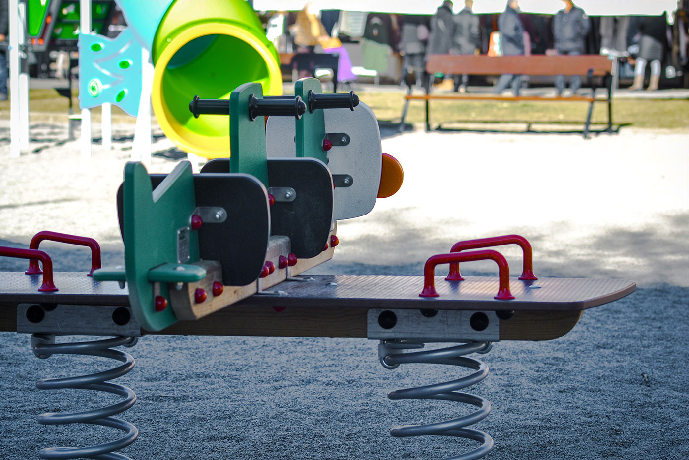 Jeu sur ressort - Sky JFS11 - Matériaux résistants et conformes EN1176_1