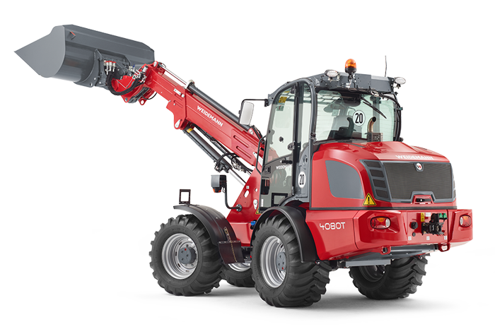 Machine de levage Weidemann 4080T pour une portée augmentée