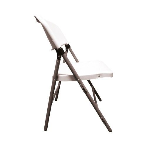 Alexia - chaise pliante attachable en acier/beige - Vif Furniture - confort et ergonomie - usage intérieur/extérieur_1