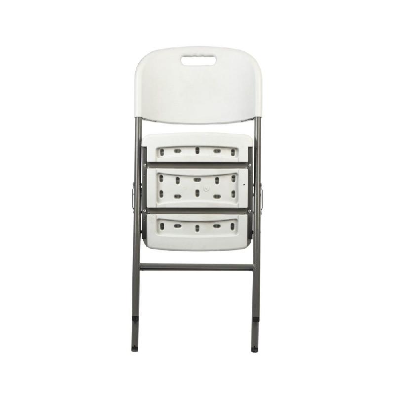 Chaise pliante d'extérieur - blanc_1