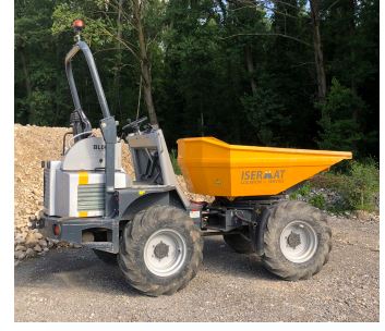Dumper à pneu - GIRABENNE 2500 L - charge utile 4000kg - transport, évacuation, démolition - disponible en location_1