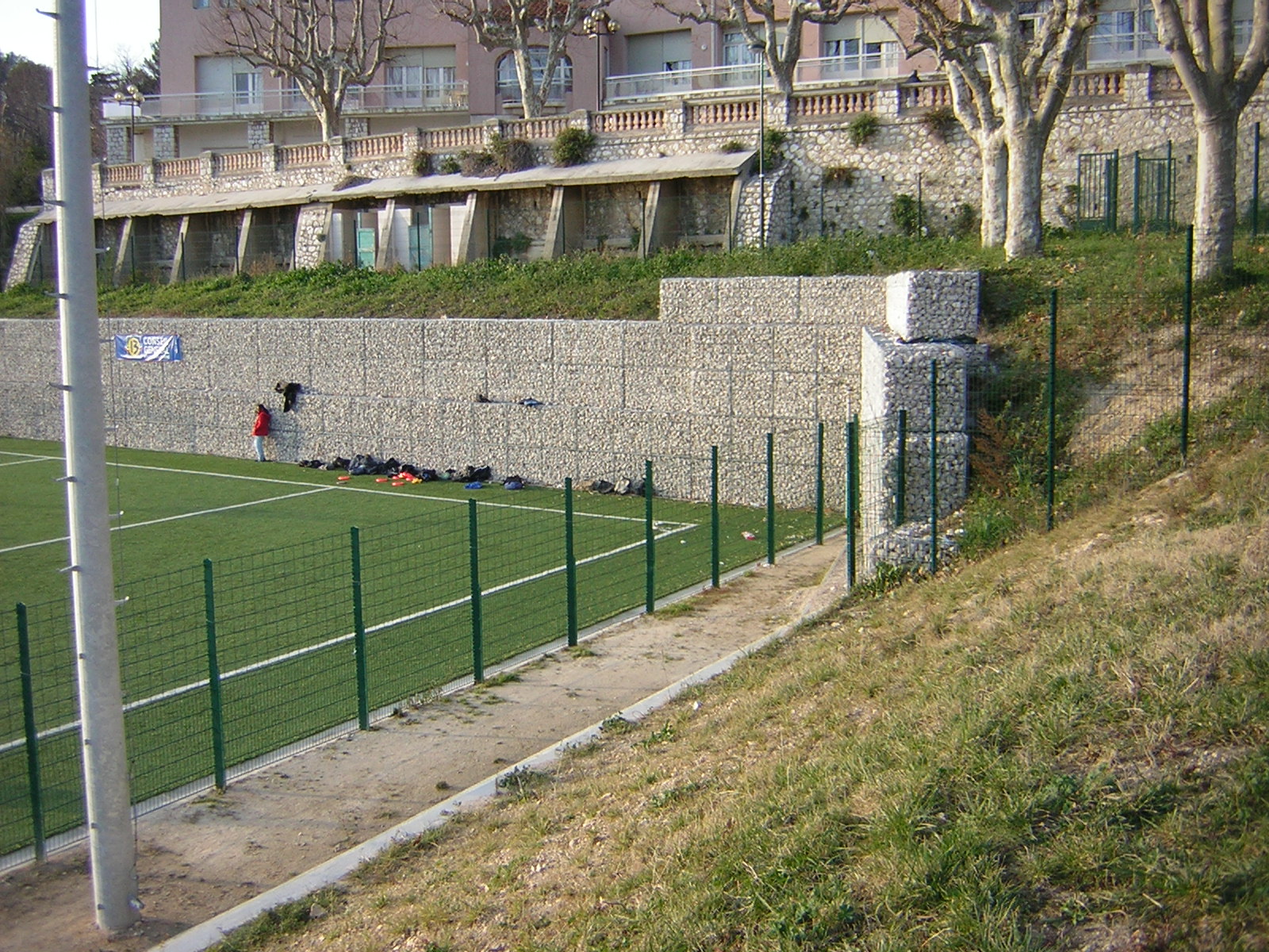 Gabion STONEBOX - Mur équipement sportif_1