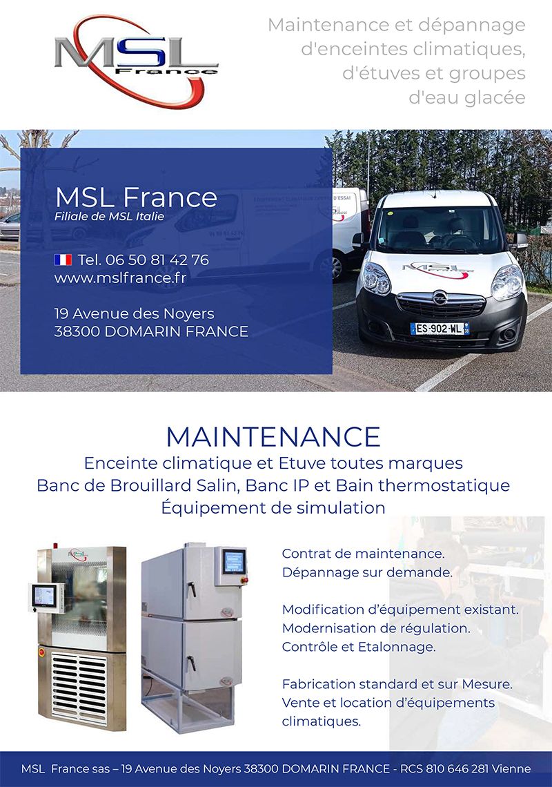 Maintenance et dépannage d'enceintes climatiques toutes marques - Contrôles et marquages réglementaires_2