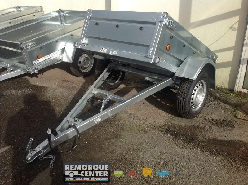 Remorque bagagère Lider BAG 150 - 150x100 cm - PTAC : 500Kg - HA752111 FS + CAP - Neuve, usage bricolage/jardinage/vacances_1