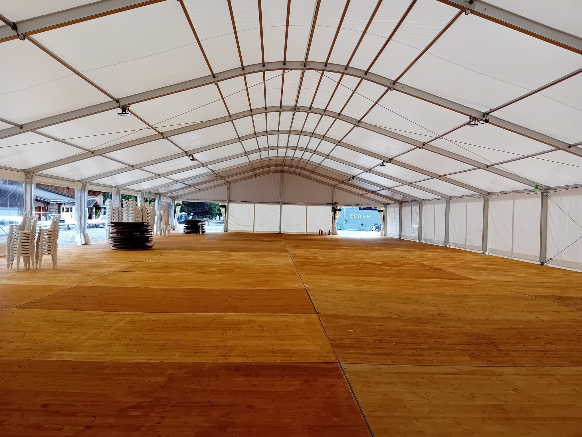 Structure de réception - chapiteau événementiel Frankfurt - 20m x 55m x 3m_1