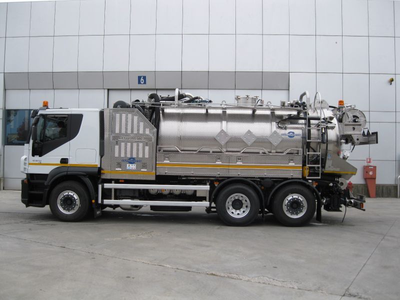 Citerne en acier au carbone pour hydrocureur Cappellotto