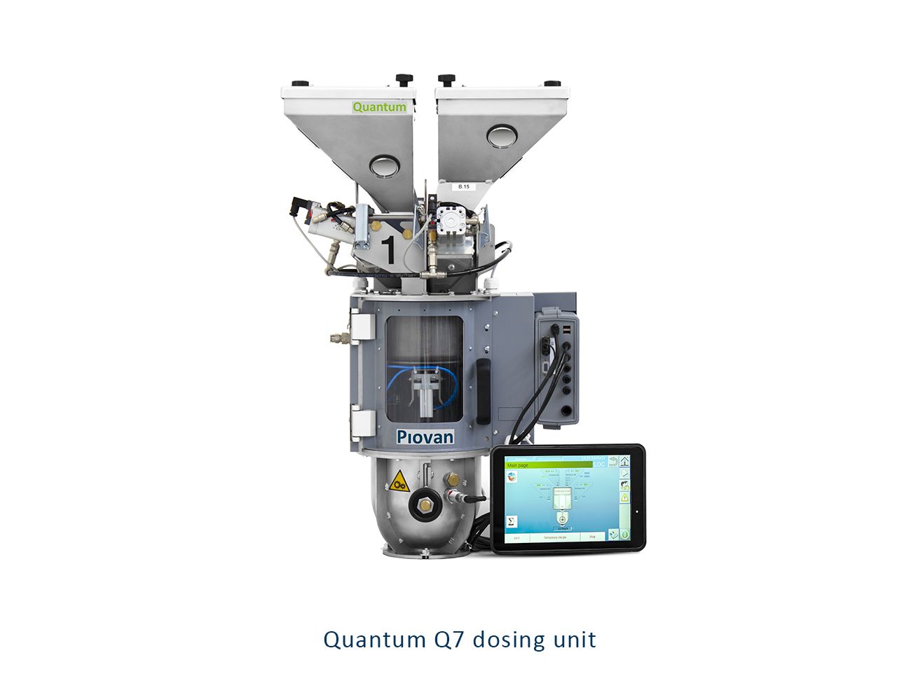Système Quantum adapté aux matières vierges, recyclées et additifs