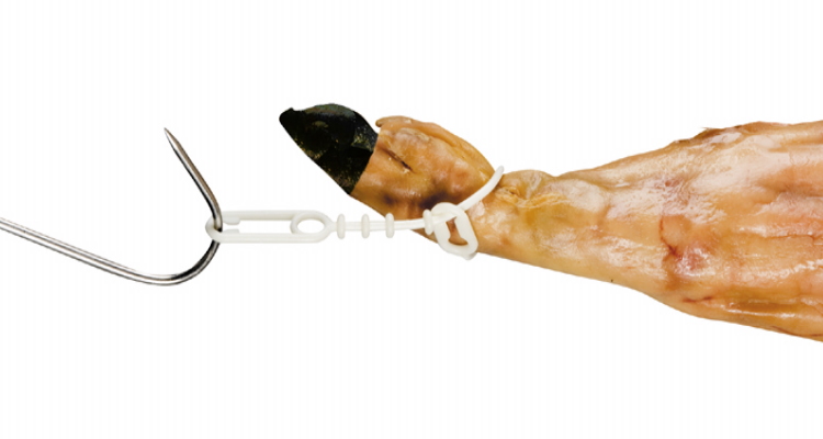 Scellé de sécurité en plastique - Accroche-jambon pour patte de jambon - Precintia - Nylon résistant et réutilisable_1