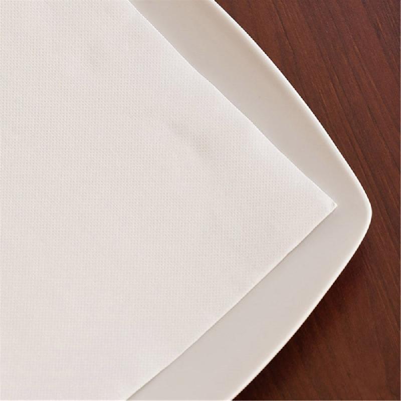 Serviette en ouate gaufré 2 plis blanc 20x20cm - par 2400_1