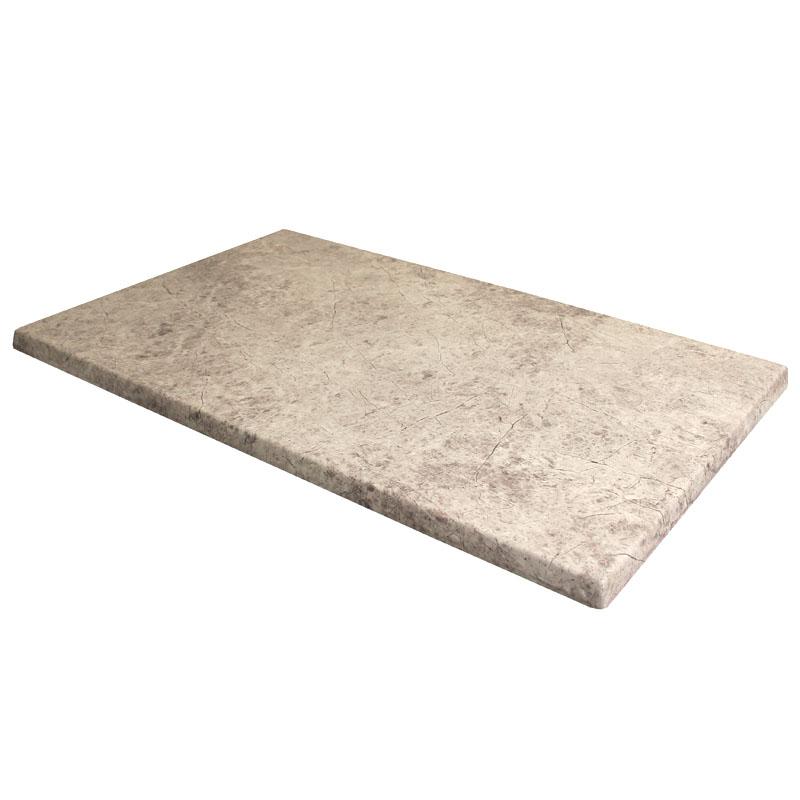 Plateau de table Werzalit 110x70 - SMOKEY WHITE_1
