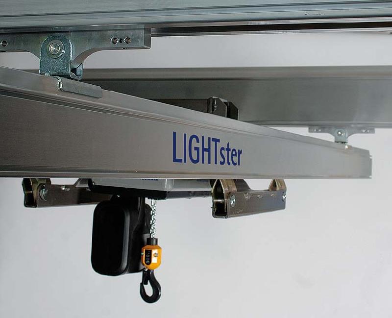 Pont roulant en aluminium LIGHTster - Capacité jusqu'à 2000 kg - Version manuelle ou motorisée_1