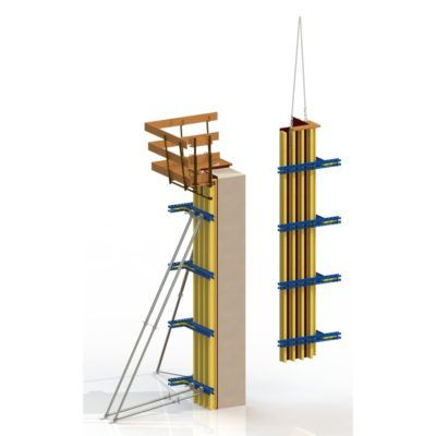 Vertex 60 - Poutrelle de coffrage Civéco - Coffrage poteaux jusqu'à 12m de hauteur - Haute résistance hydrostatique 80kN/m²_1