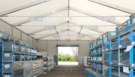 Bâtiment modulaire pour stockage industriel - HTS TENTIQ GMBH - protection optimale et solutions flexibles_1