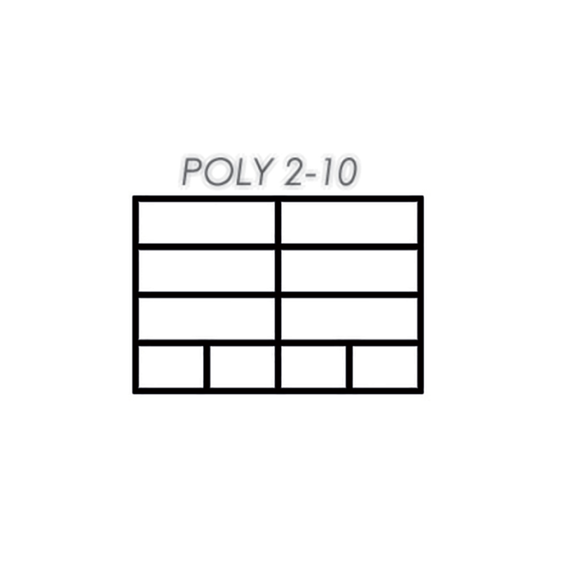 Boite à compartiments fixes - Transparent / 10_1