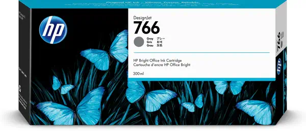 Cartouche d'encre DesignJet HP 766 gris de 300 ml_1