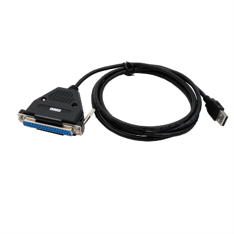 EXSYS EX-1324-37P USB 2.0 vers 4x interface série RS-232  avec prise 37 broches, convertisseur, FTDI, noir, 1,8 m_1