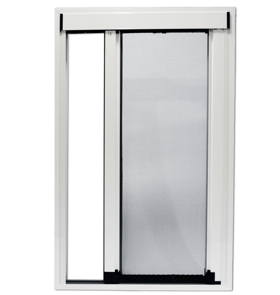 Moustiquaire latérale plate - Mosquituria - pour grandes ouvertures avec système anti-vent_1