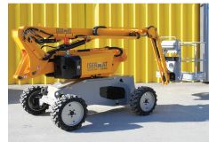 Nacelle articulée automotrice diesel - MAN'GO 12 - Hauteur de travail 11,9m - Compacte et légère, idéale pour pose d'enseignes, élagage et décorations - Disponible en location_1