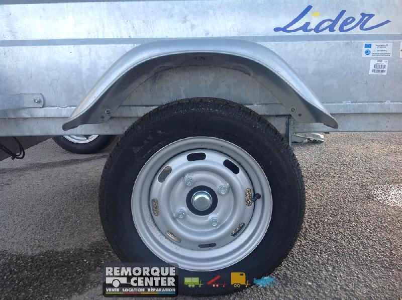 Remorque bétaillère Lider Robust Granada - PTAC : 500 kg - 1 essieu - 250 x 125 cm - Référence TA510-PontPorte212_1