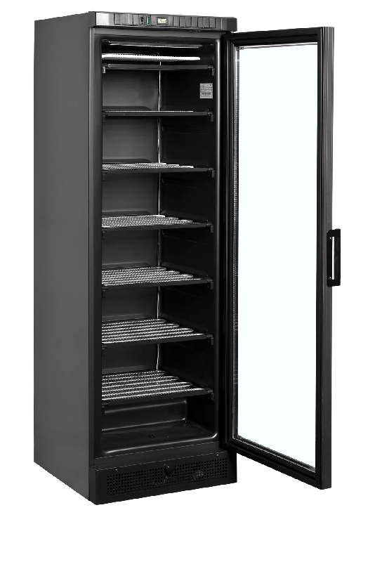 Congélateur vertical vitré UFSC371G Black ( 300 / 270L) Noir TEFCOLD_1