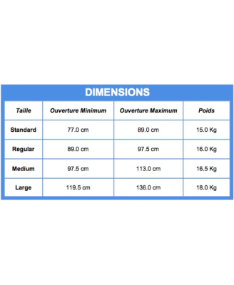 Porte étanche anti-Inondation Floodgate - Hauteur de protection 68 cm - Largeurs 77 à 136 cm_2