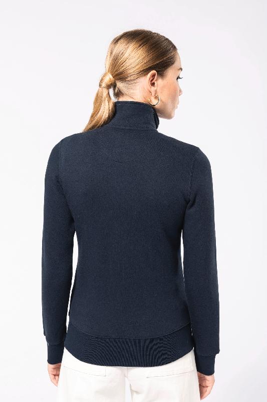 Veste molleton gratté femme - Réf: K4011 - Kariban - 80% coton, 20% polyester - Taille XS à 3XL_1
