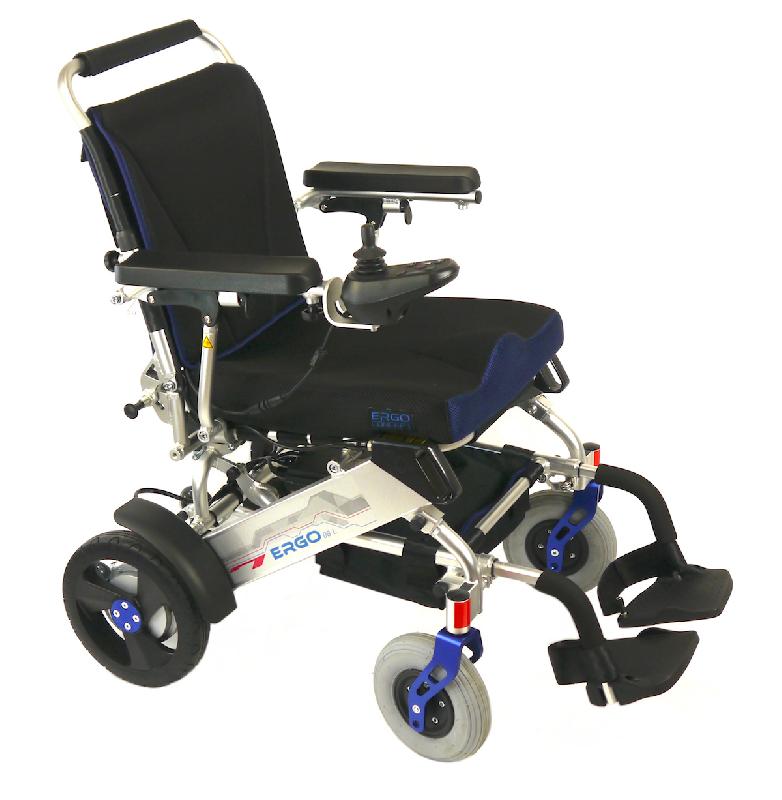Fauteuil roulant électrique Ergo Concept 08L Progeo - pliable en 3 secondes, ultra polyvalent, autonomie 30 km_1