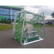 Herse de prairie agricole Zocon - 6m - 3 rangées - cadre galvanisé - tapis réversible 14mm_1