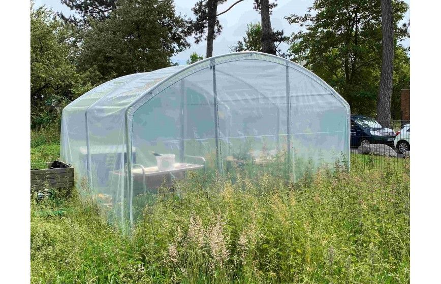Serre tunnel pied droit pour une meilleure optimisation d'accès aux cultures  - 4 SAISONS_2
