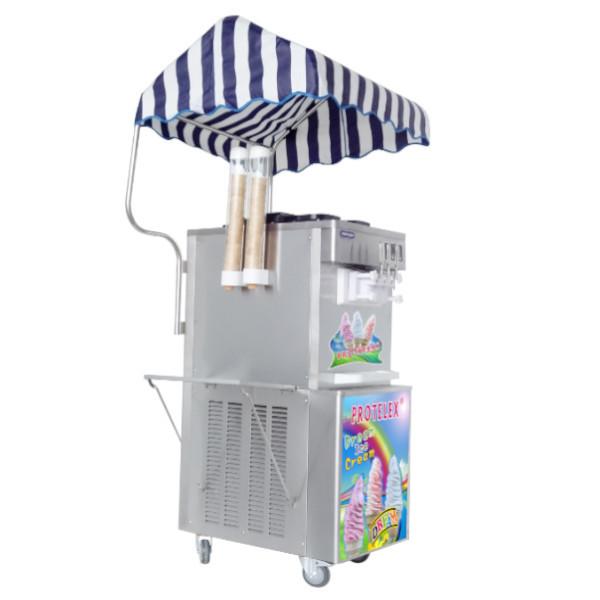 Machine à Glace Italienne 2 parfums + mix 38 L/h - refroidissment à air - 2,7 kW_1