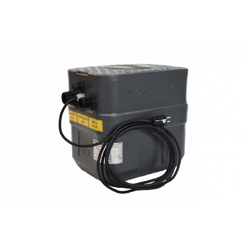 Station de relevage PEDROLLO SAR 40 TOP 1 - 40L - Eaux claires et eaux usées - 220V - Débit max 9,6 m3/h_1