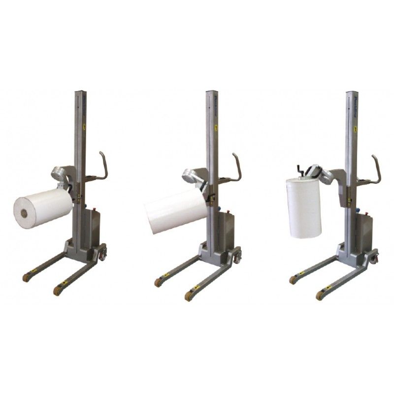 Chariot élévateur inox prise par mandrin manuelle_1