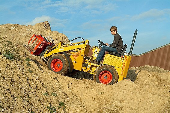 Fourche à fumier KM90 Knikmops Rollmops - avec grappin pour foin, paille et émondes_1