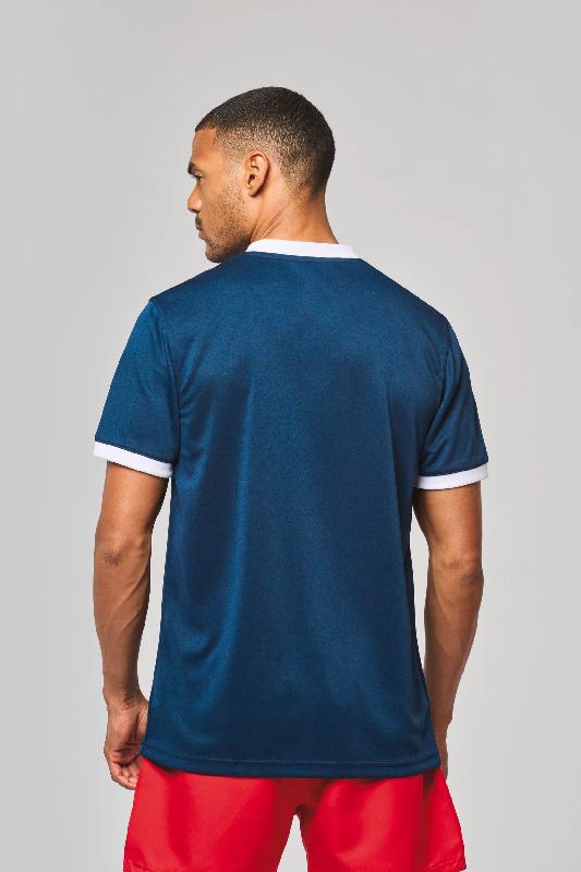 Maillot de rugby manches courtes unisexe PROACT - Réf: PA4027 - 100% polyester, ultra résistant et respirant_1