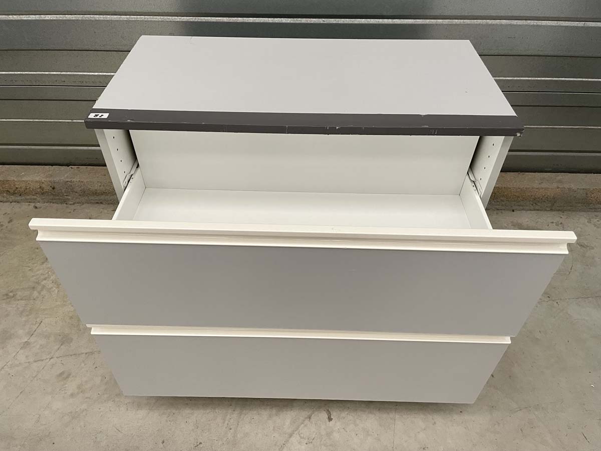 Meuble sous paillasse de laboratoire d'occasion - 2 tiroirs - Réf P21091232_1