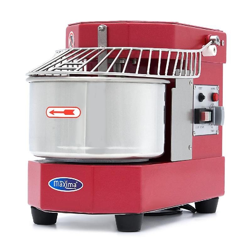Pétrin à spirale / pétrin à pâte - 8 L - Rouge framboise | Maxima - 09361013_1