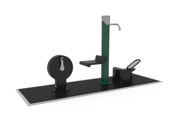 Equipement de fitness extérieur - Denfit Gym combi 3 - 8065117 - Hags_1