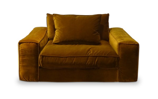 Fauteuil XL Chamonix 162 cm - Home Spirit - Confort et élégance avec structure en hêtre et assise plumtex_1